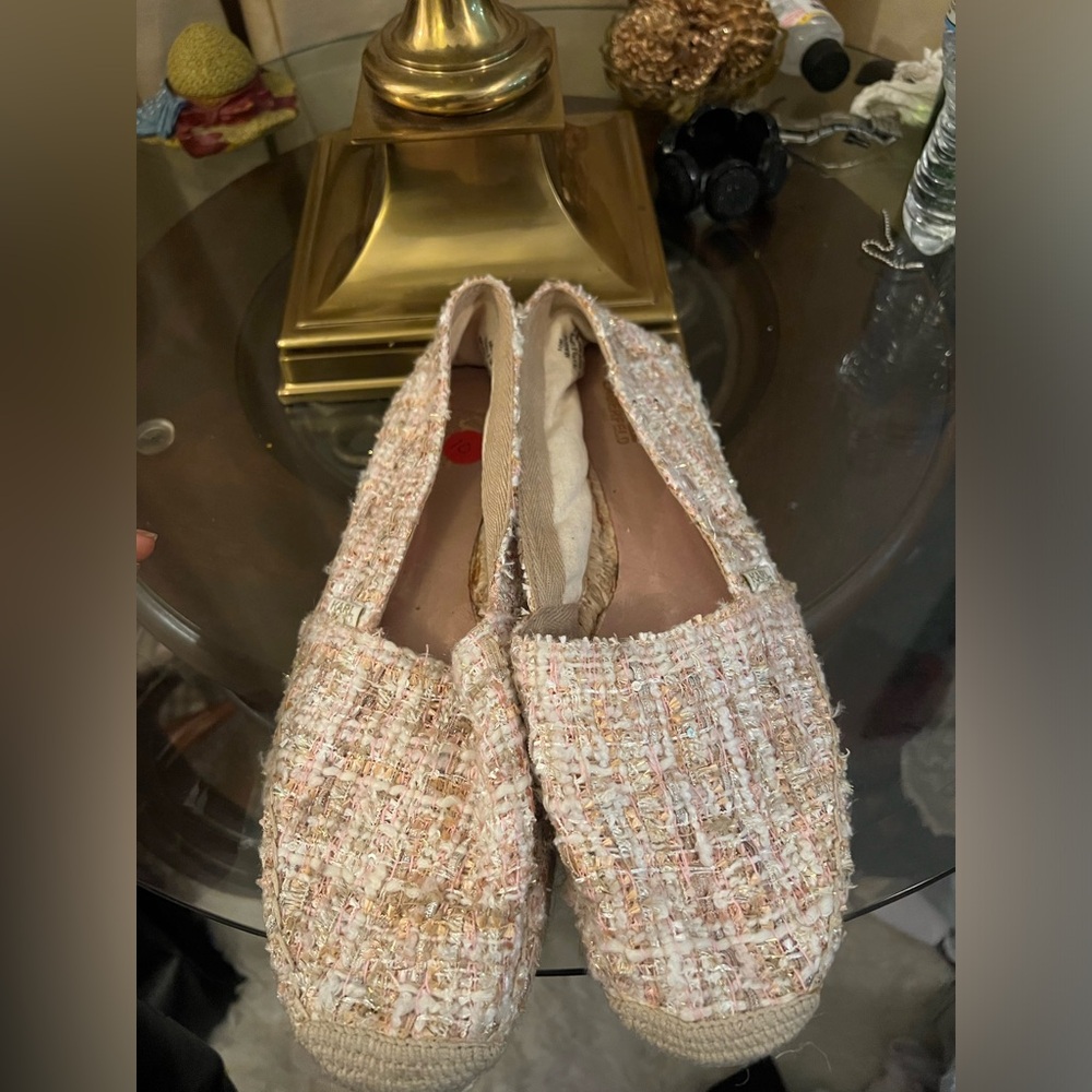 KARL LAGERFELD Paris glitter Espadrilles